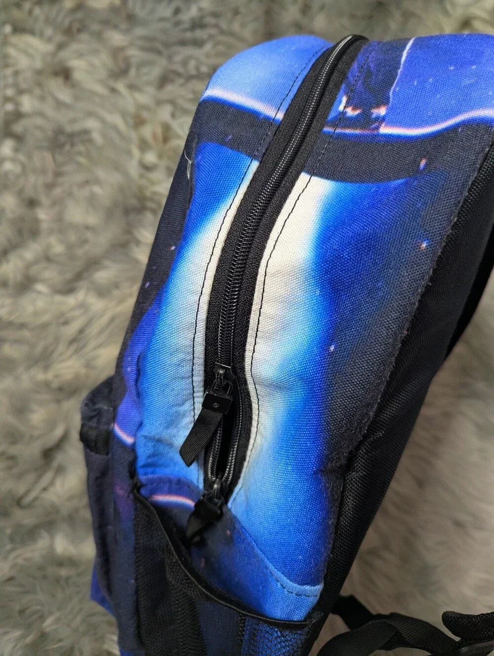 MICHAEL JACKSON Blue Graphic Men's Backpack - Unbranded
